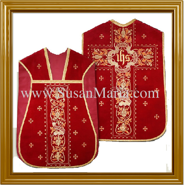Roman Vestments with extensive embroideries - all colours